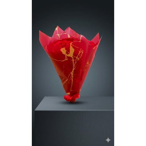 Genera 12 headed Rose flowers with wrap - image 3