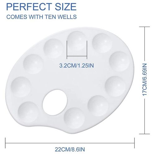 Plastic 10-Well Paint Tray