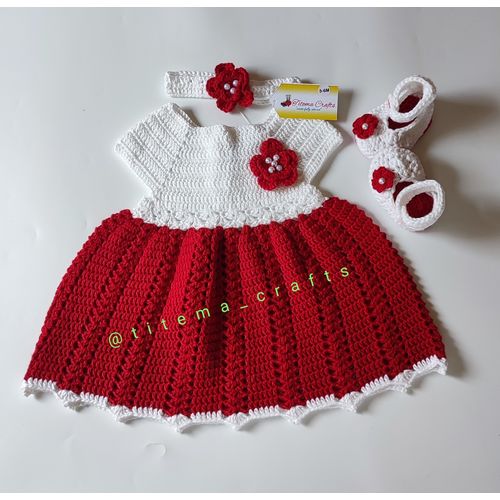 TITEMA CRAFT Crochet Jane Baby Dress Set Jumia Nigeria
