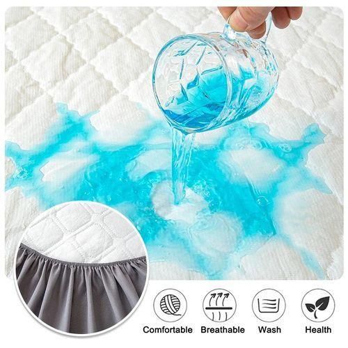product_image_name-Generic-  7 by 6 PLAIN WATERPROOF BED SPREAD -2