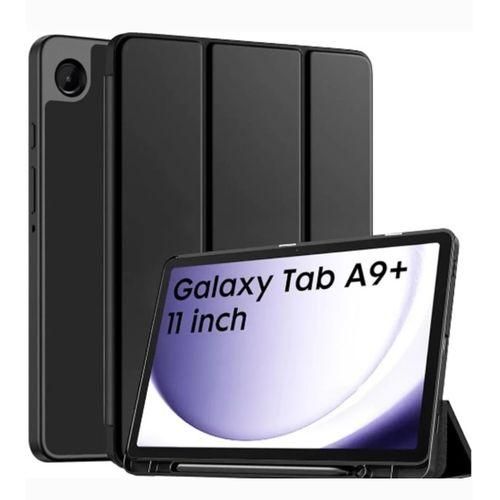 Generic Leather Flip Case For Samsung Galaxy Tab A9 Plus . Black
