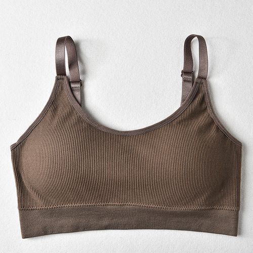 Fashion 1PC Korean Style Comfortable And Simple Stretch Vest Lady Thin  Strap Sports Bra