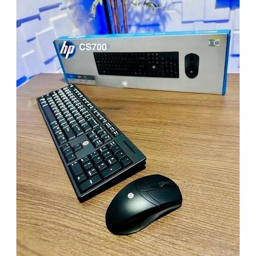 Hp CS700 Silent Keys, Long Range Wireless Keyboard & Mouse Combo
