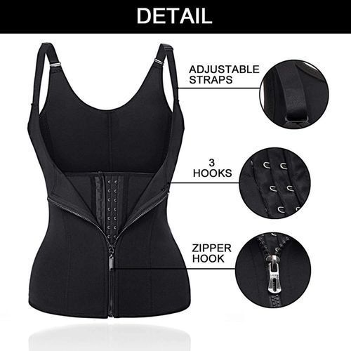 product_image_name-Fashion-Strong Waist Trainer Body Shaper With DoublePower-Zip & Hook-3