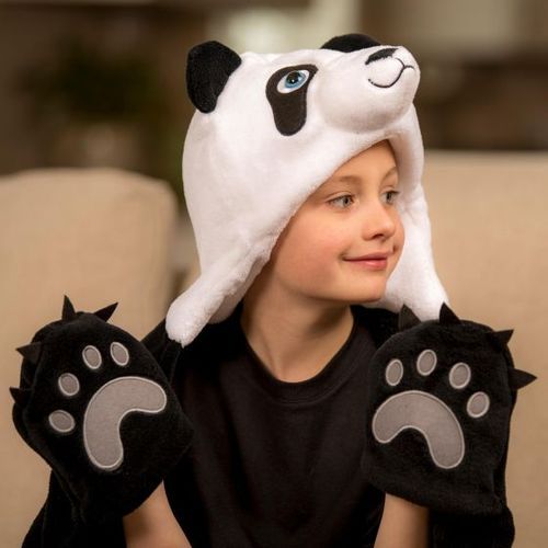 product_image_name-Finfun-Wild Things Bam Bu Panda Bear Wearable Hooded Blanket-3