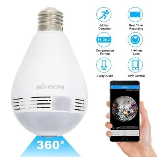 Ip Camera Wireless Light Bulb Ip Camera Wifi 360 Degree Camera Jumia