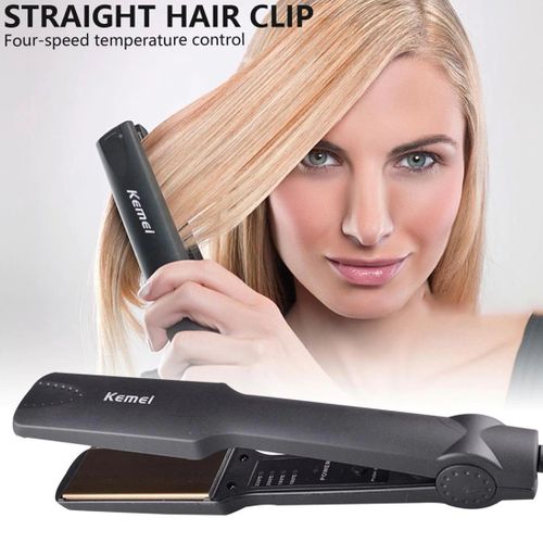 Kemei Original KM329 Hair Straightener Baal Sidha To Wali Machine hair  straightening machine Multicolor