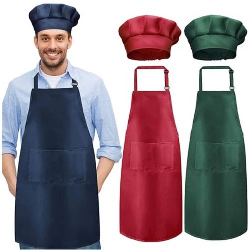 Generic Apron with Cap set  1pcs