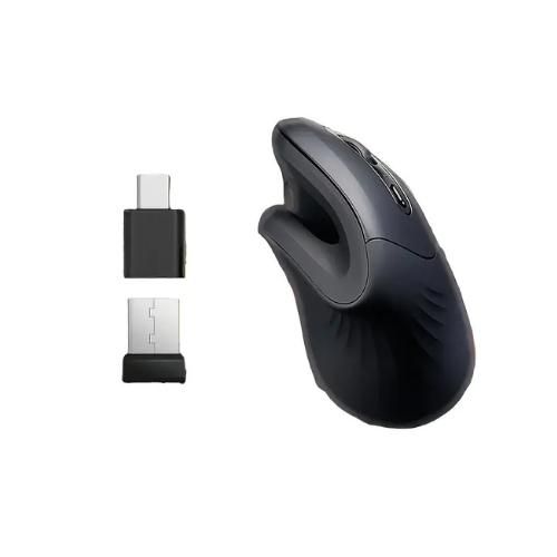 product_image_name-Generic-Wireless Vertical Ergonomic Mouse with Type-C Adapter For Laptop, PC & Mac-1