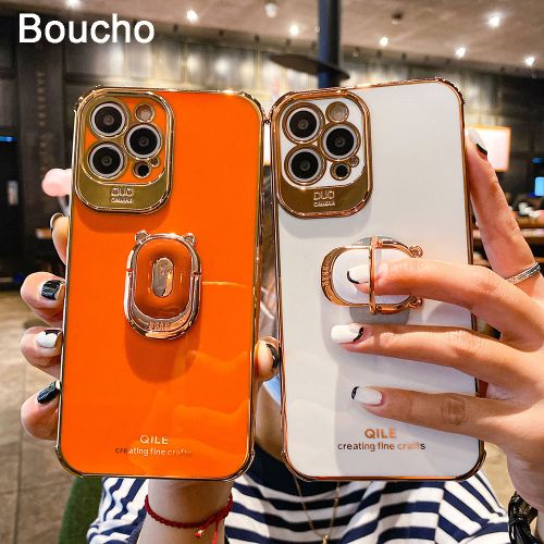 Funda De Lujo Para iPhone 14/ 13/ 12/ 11 Pro Max Gu-cci