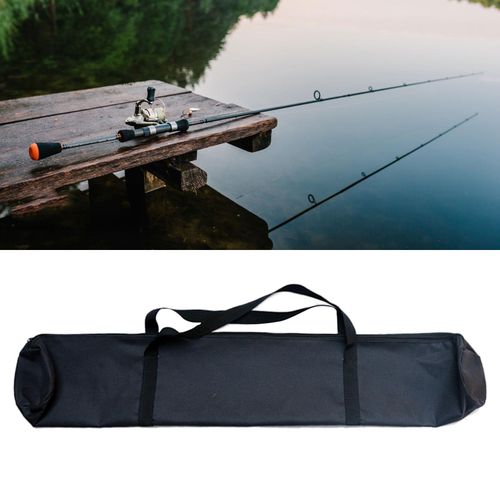 Generic Portable Fishing Rod Storage Bag Oxford Cloth Foldable