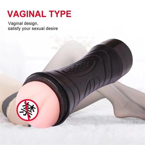 Generic Realistic vagina and anus male masturbation silicone soft tight  vagina adult toys sex toys men's masturbation device