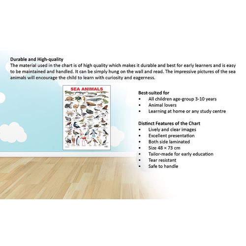 product_image_name-Dreamland Publications-Sea Animals, Educational Laminated Wall Chart-3