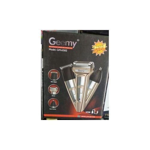 Generic Geemy 3-IN-1 Rechargeable Shaver And Trimmer Set GM-6582