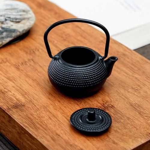 Home Office Small Tea Pets Tea Kettle Ornament Rustproof Cast Iron