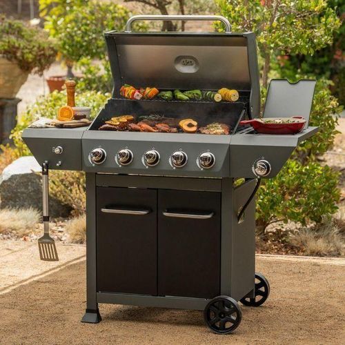 Generic 6 Burner With Side Burner Gas BarbeCue (BBQ)