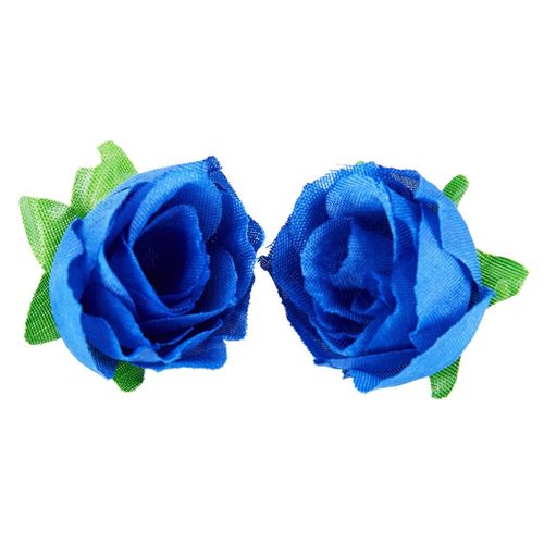 Generic 50 artificial roses, 3 cm tall, wedding decoration, navy blu