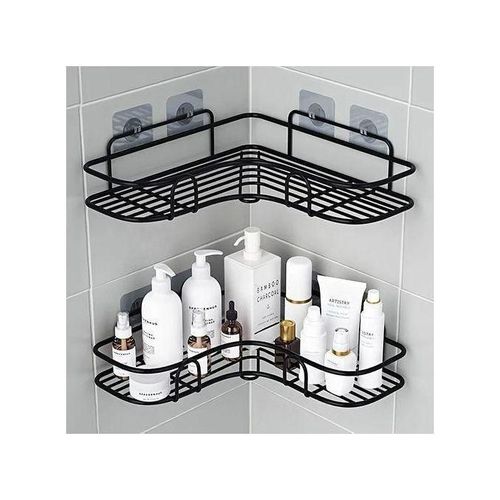 product_image_name-Generic-Bathroom/ Toilet Corner Iron Shelf - 2pcs-1