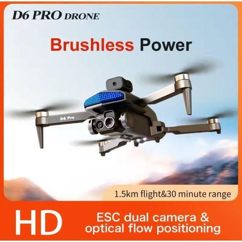 product_image_name-Generic-Obstacles Avoidance D6 Pro Professional Dual Camera Quadcopter 2km RC-1