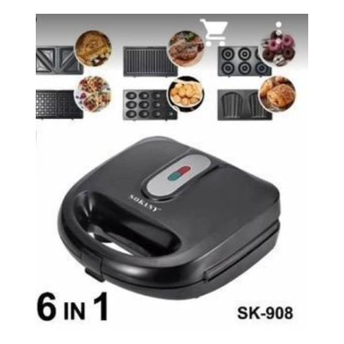 product_image_name-Sokany-6 in 1 sandwich maker set-1