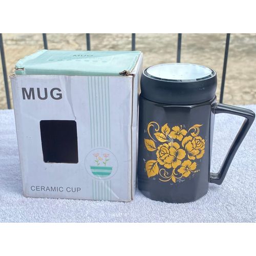 Generic Quality Hot and Cold Mug Cup With Glass Top-1pc - image 3