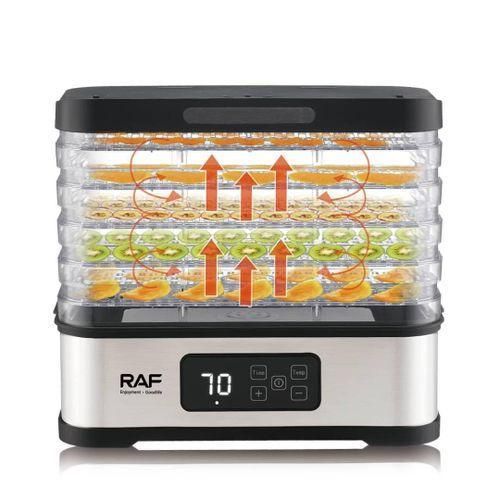 RAF 6 Litre Squre Food Dehydrator Machine, Electric Fruit Dryer 5 Trays Adjustable Temperature Control - image 2