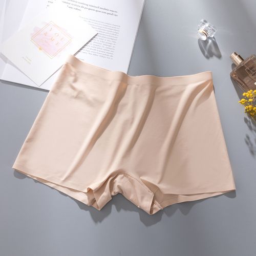 Fashion Seamless Boxer Briefs Women's Underwear Pure Cotton Crotch