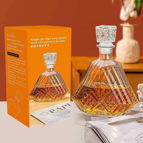 Generic Vintage Glass Carafe Decanter Wine/Liquor Bottle