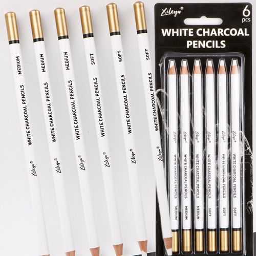 Charcoal Drawing Pencil Set 6 Pieces