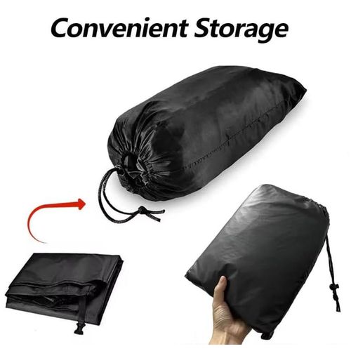 Generic Motorcycle Cover / Protective Rain And Dust Cover For Motorcycle+Motorcycle/Bicycle Chain Lock - image 4