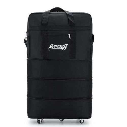 product_image_name-Essentials-SET OF 3 Collapsible Quality Luggage Bag/ Adjustable Travelling Bag ( S,M,L)-4