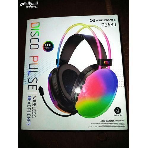 product_image_name-Generic-Wireless Bluetooth Disco Pulse headphone with Microphone-2