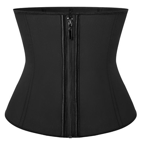 Women's Waist Trainer Underbust Corset Firm Control Shapewear Fat Burner  Body Shaper Black 