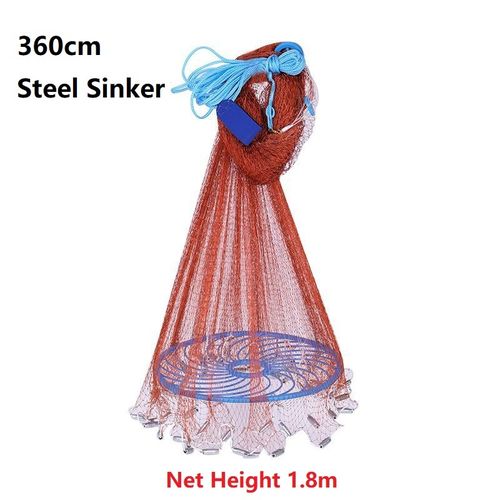 Generic Hand Cast Fishing Net American Style Casting Net High