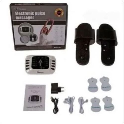 Generic Electronic Pulse Massager Stroke Therapy Machine With Slippers