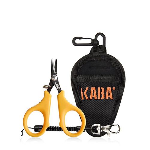 Generic Kaba Fishing Scissor Cut Pe Line Braid Line Multifunctional Knot  Scissors Black Yellow Blue Green Portable For Fishing