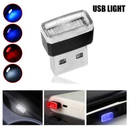 Mini USB LED Car Light Ambient Night Light Decorative Neon Lamp Auto  Interior Atmosphere Light 1pcs