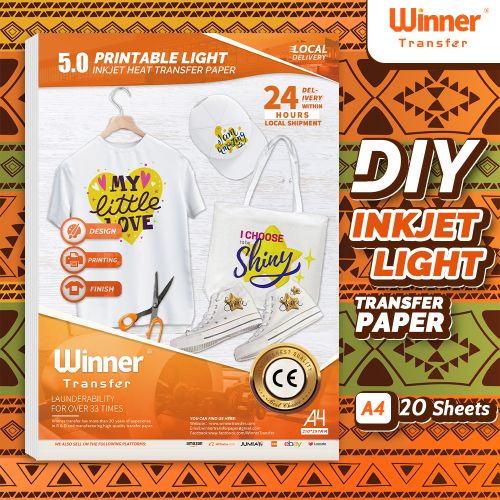 Winner Transfer Inkjet Light Heat Transfer Paper Only For