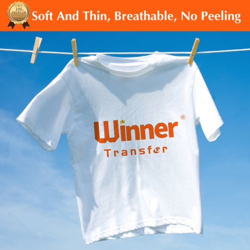 Winner Transfer Inkjet Light Heat Transfer Paper Only For Professional Heat  Press Machine 20pcs