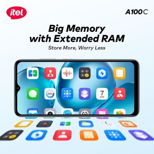 itel A100C 6.6" 2GB RAM/32GB ROM 5000mAh - Black - image 5