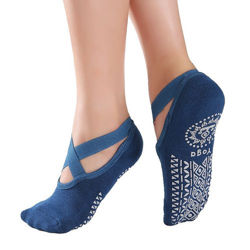 Generic Women Yoga Anti-slip Socks Backless Silicone Non-slip