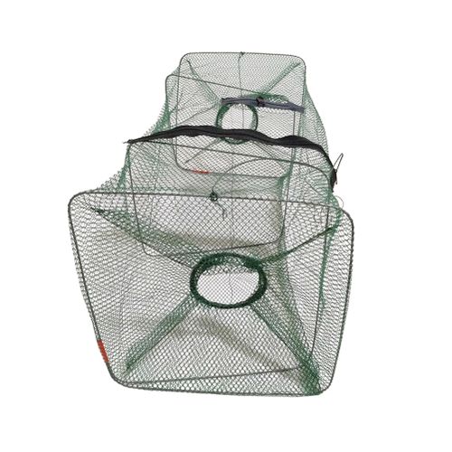 Generic Portable 6 Holes Hexagon Fishing Net Automatic Folded