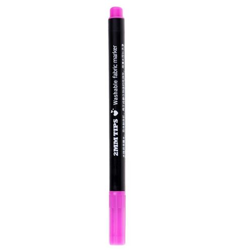 Generic Washable Fabric Pen Marker Textile Clothes Shoes DIY Craft Pink