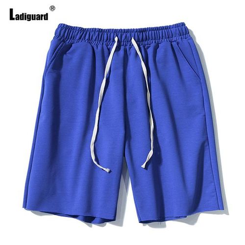 Men Shorts Elastic Waist Loose Half Trousers Casual Shorts Running Sports  Pants Male Summer Garment - AliExpress