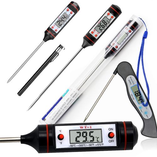 Digital Food Thermometer Kitchen Thermometer Meat Oil Milk BBQ Electronic  Oven Thermometer Food Temperature Measure Tools