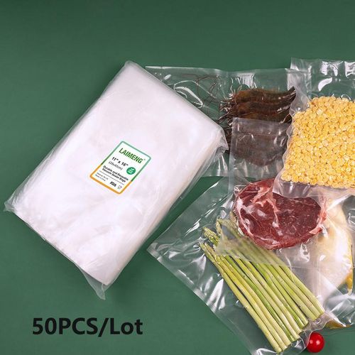 50pcs Vacuum Sealer Bags Heat Seal Bags Vac Seal Food Saver