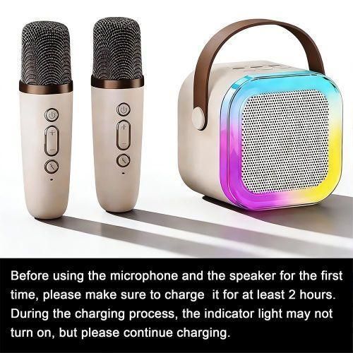 Generic Outdoor home portable wireless Bluetooth microphone smart speaker -2 microphones - image 6