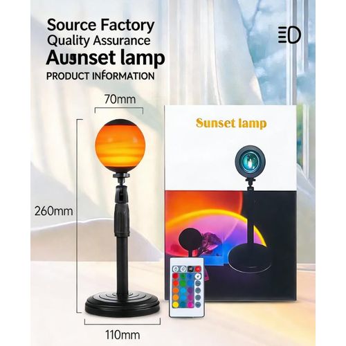 product_image_name-Generic-16-Color RGB Sunset Projection Lamp – Create Your Own Captivating Sunset-6