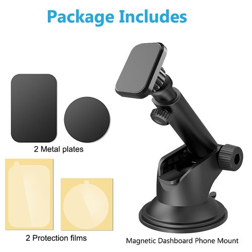 Magnetic Car Holder Dashboard Suction Cup Mount Stand for Cell