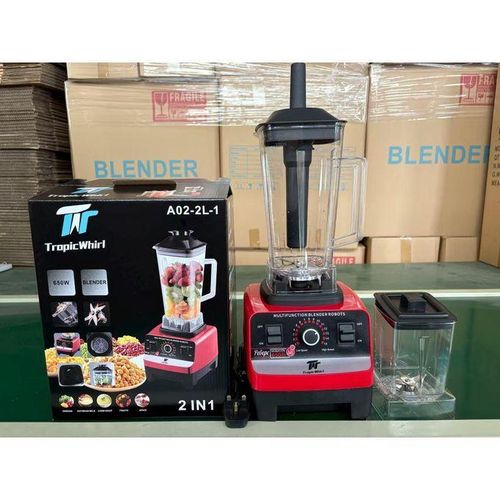 product_image_name-Generic-TropicWhirl Blender 2L 2 Cups (Model: 1589), 650W - Red/Black-2